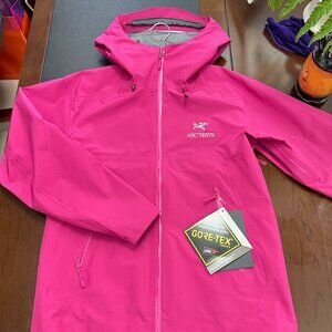 Women's Lightweight Arcteryx Ski Jacket Solid Color Casual Sports Waterproof L